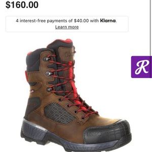 Rocky Treadflex Composite steel Toe Waterproof 8" Work Boot BNWOT